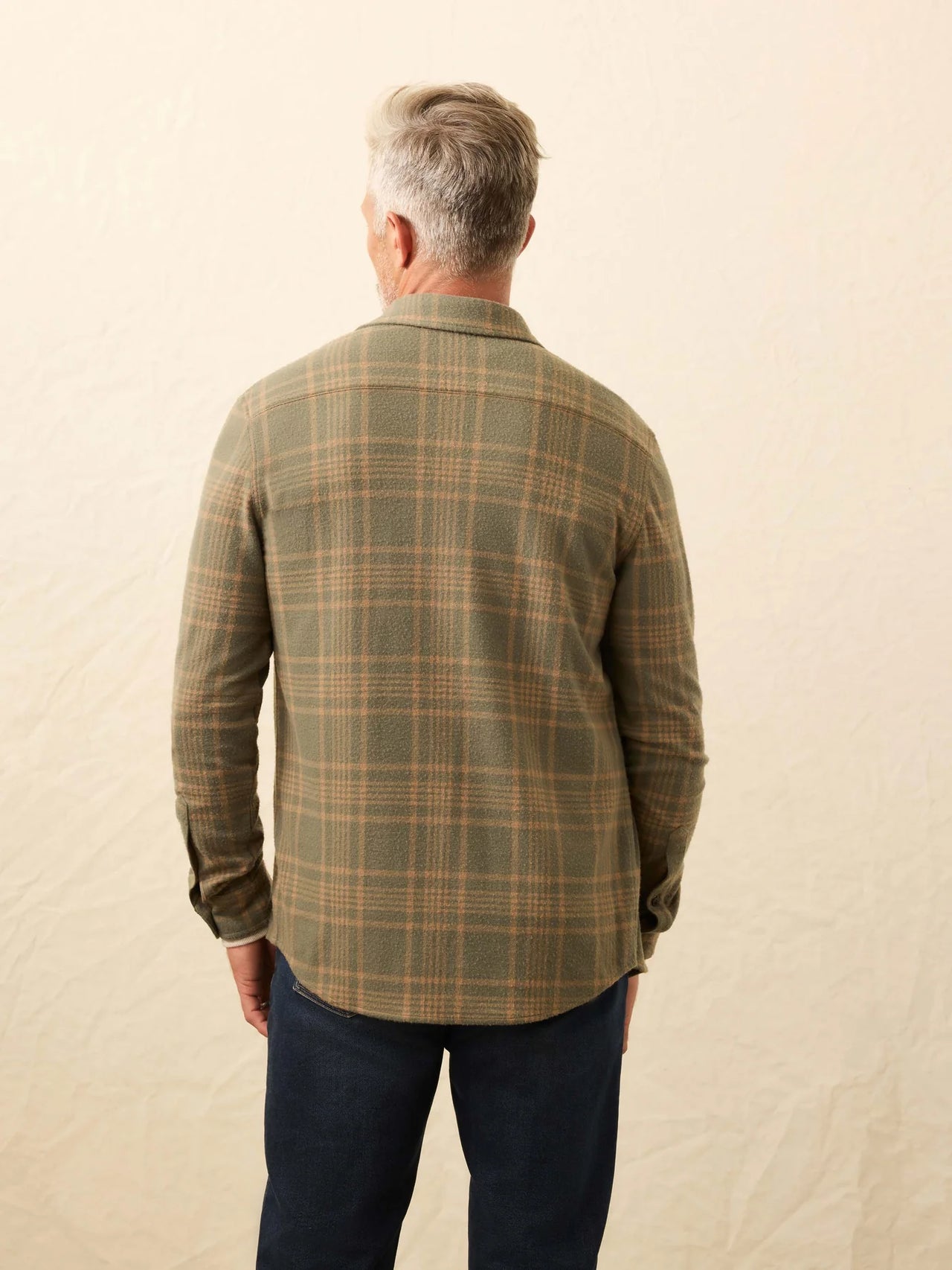 LEGEND SWEATER SHIRT - WOODLAND OLIVE PLAID