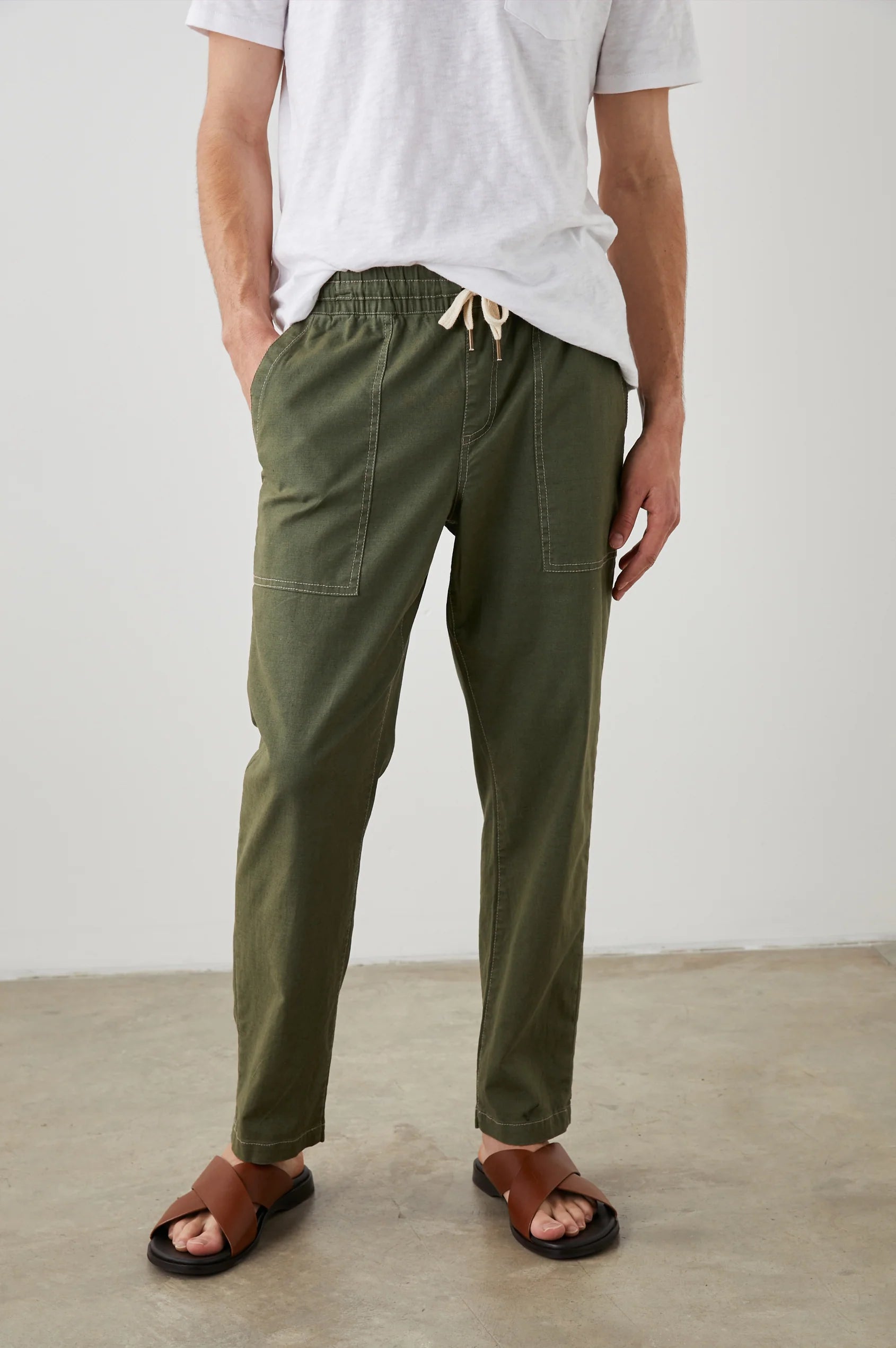 Colin Jogger - Olive | Green pants men, Green pants outfit, Olive green pants  outfit