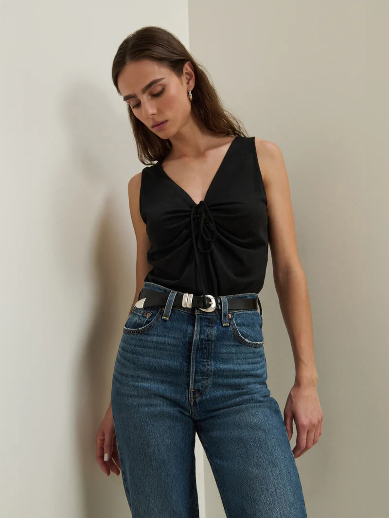 GRACIE TOP - JET BLACK