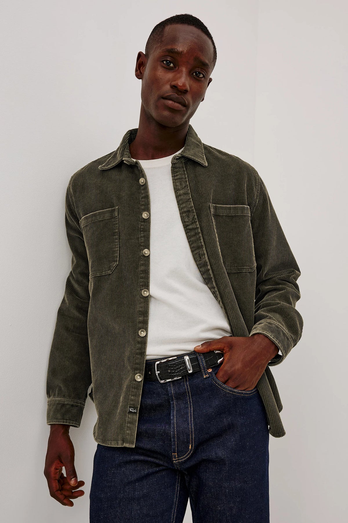 GRAHAM OVERSHIRT - LICHEN GREEN
