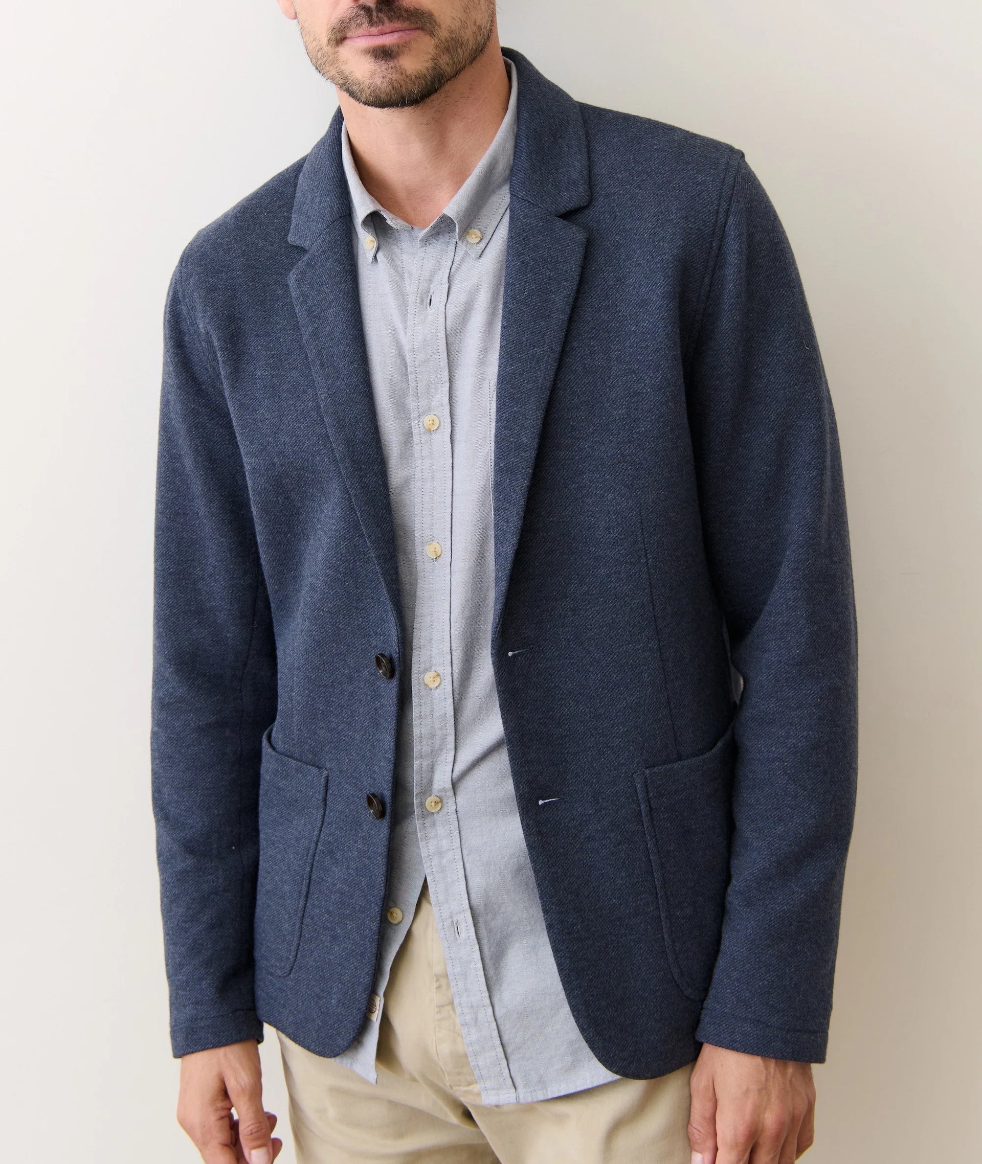 PACIFICA STRETCH TWILL BLAZER - NAVY
