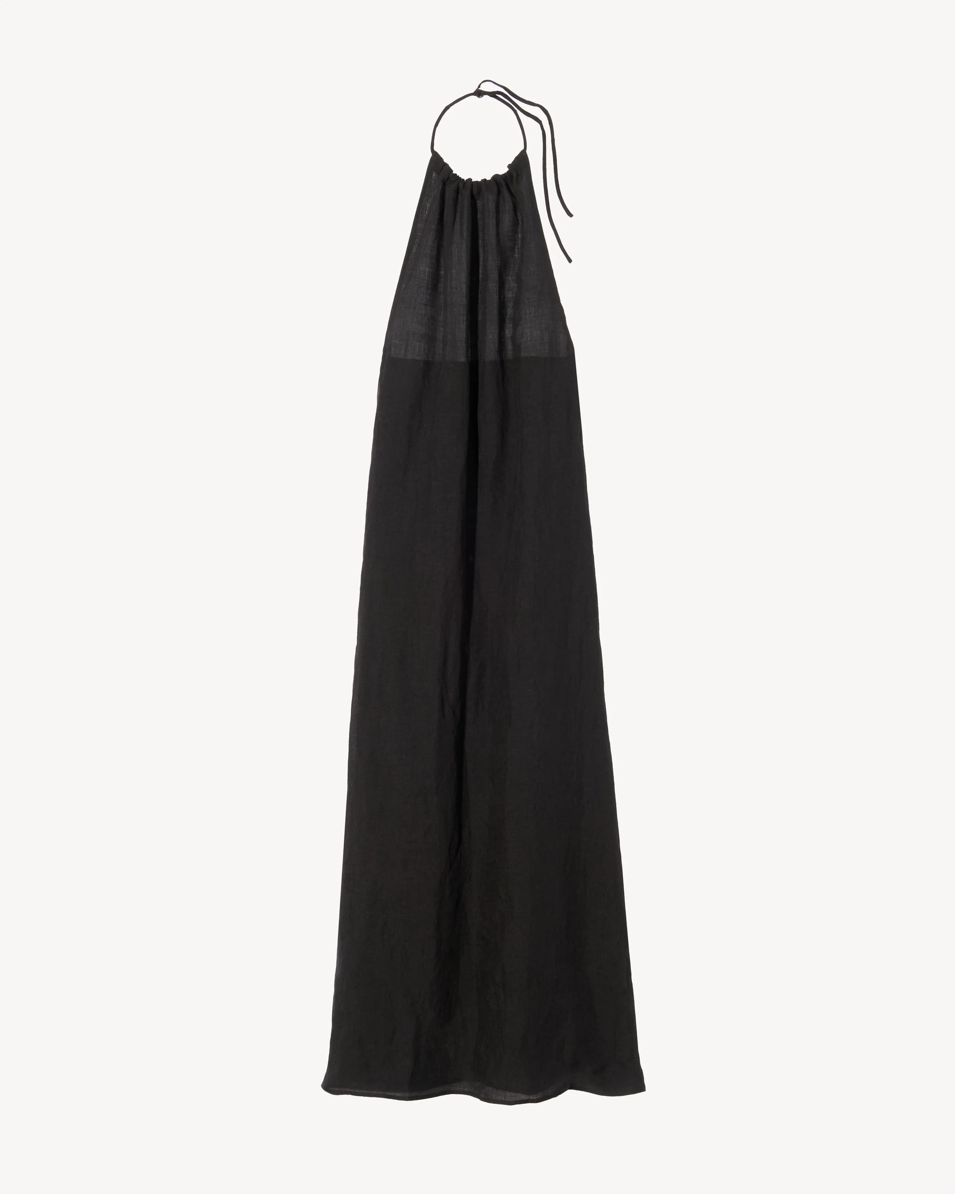 LELIA HALTERNECK DRESS - BLACK