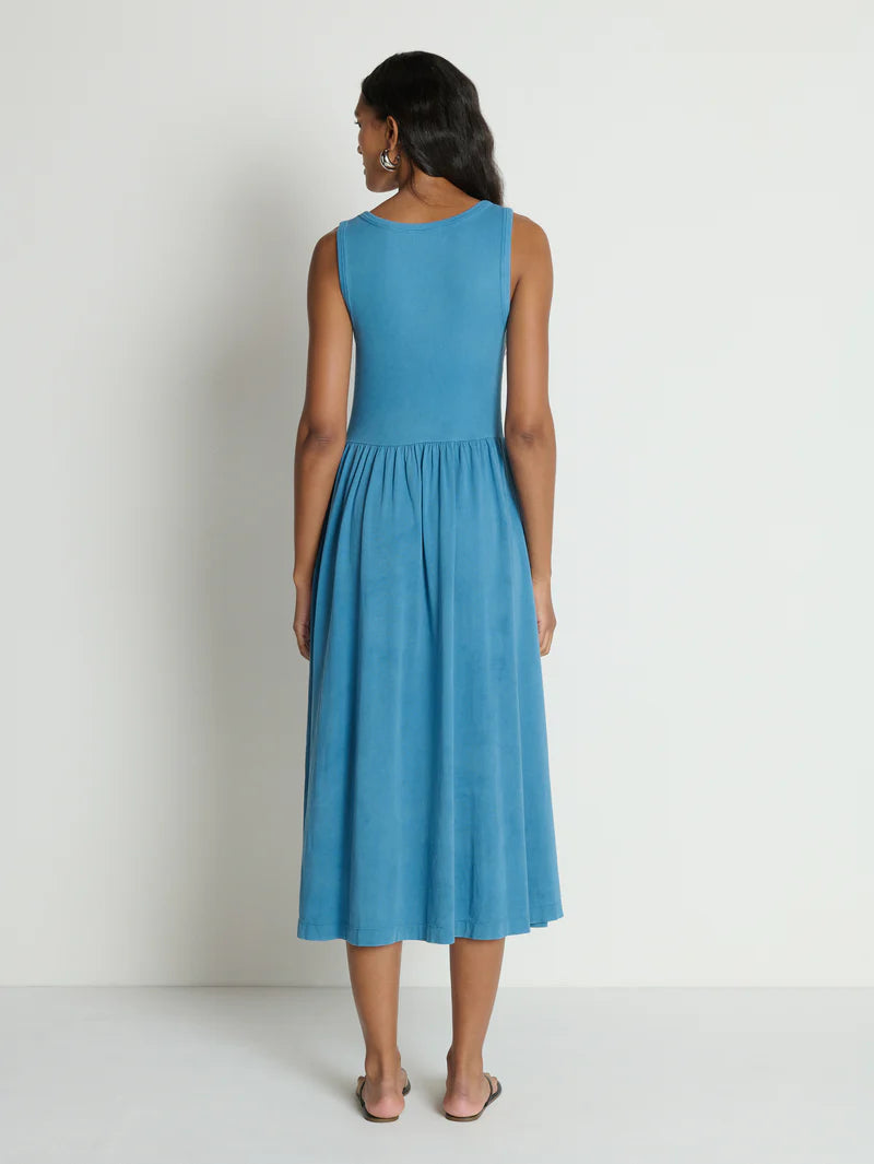 KARLA MIDI DRESS - INDIGO