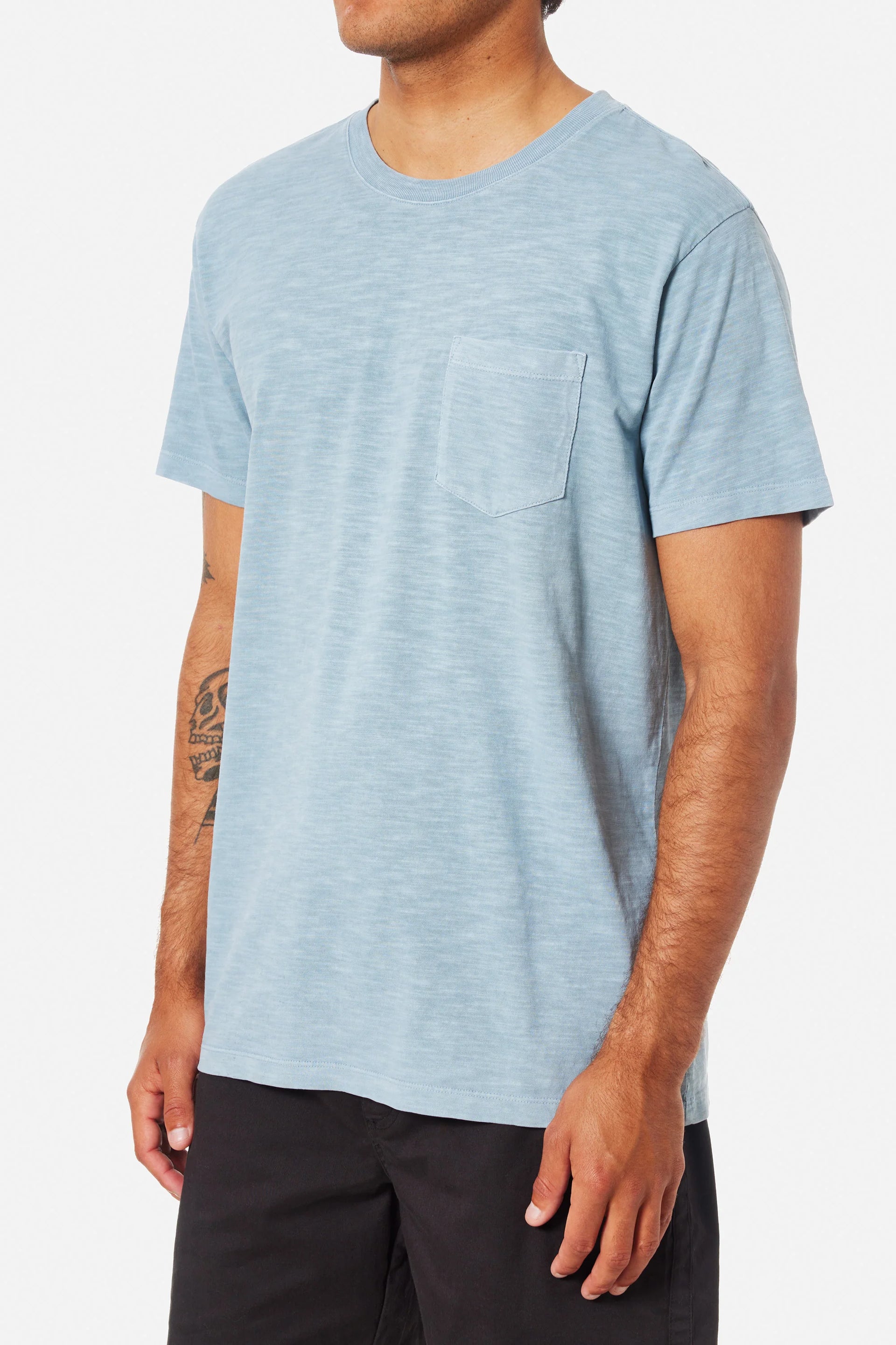 BASE TEE - AIRFORCE BLUE