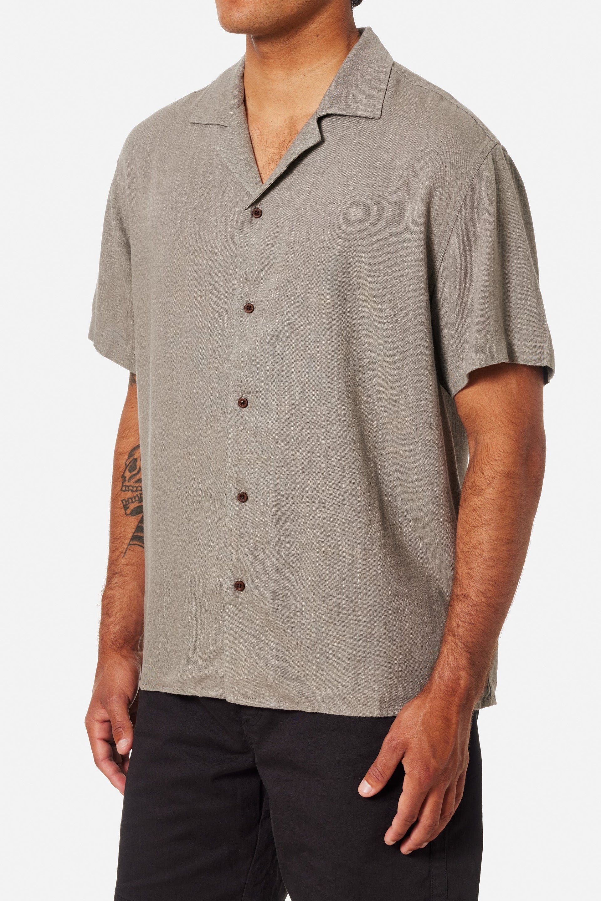 TELLER SHIRT - GRAVEL