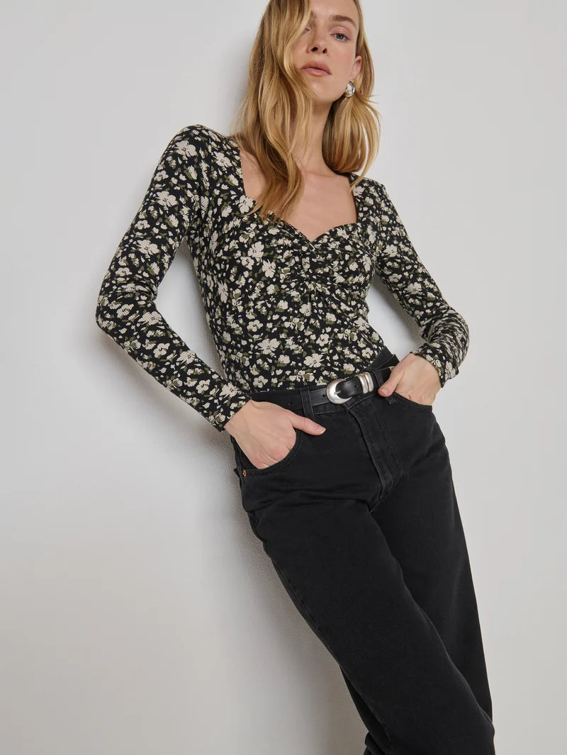 LANA TWISTED TOP - PETALS