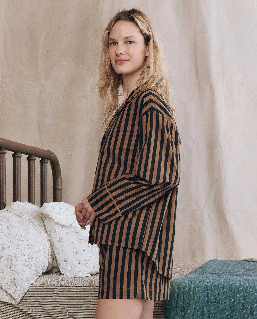 THE PAJAMA SHIRT - CLUB STRIPE