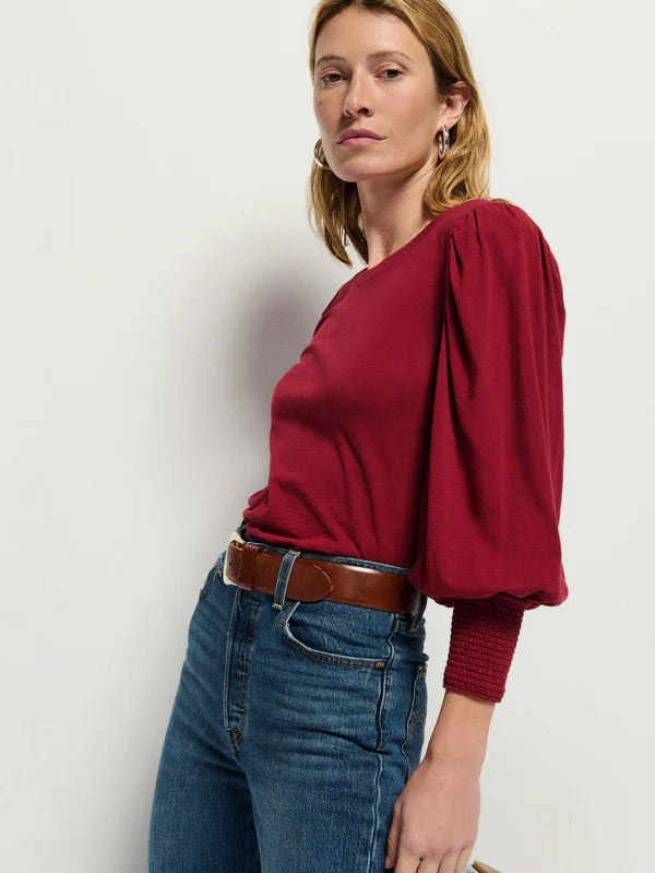 LOREN TOP - DANISH RED