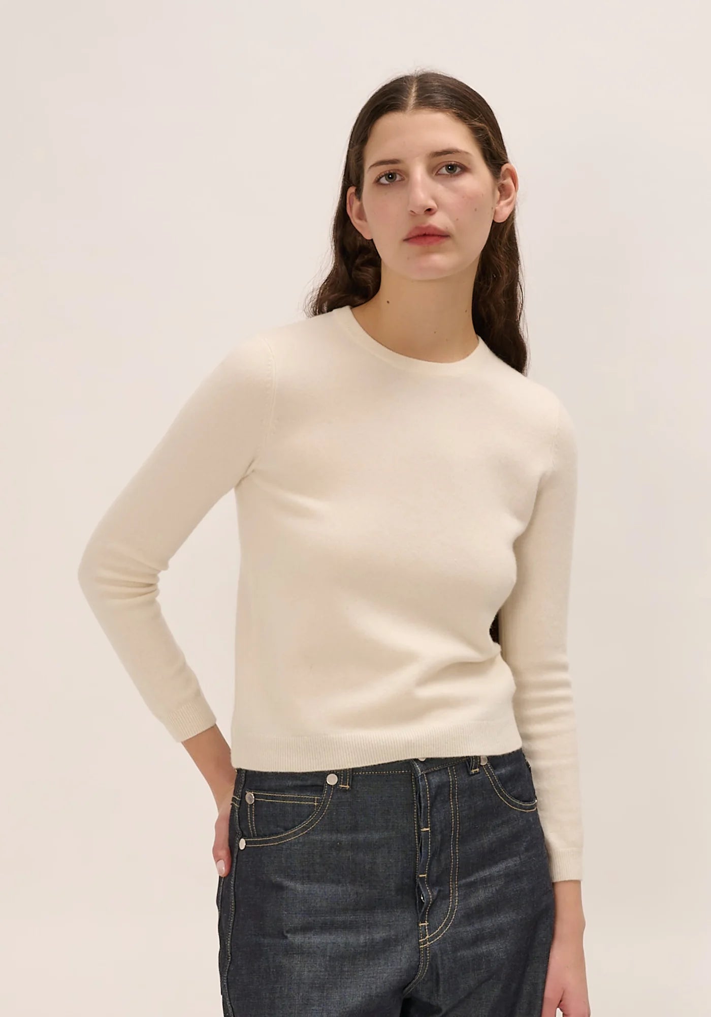 LULU CASHMERE SWEATER - IVORY