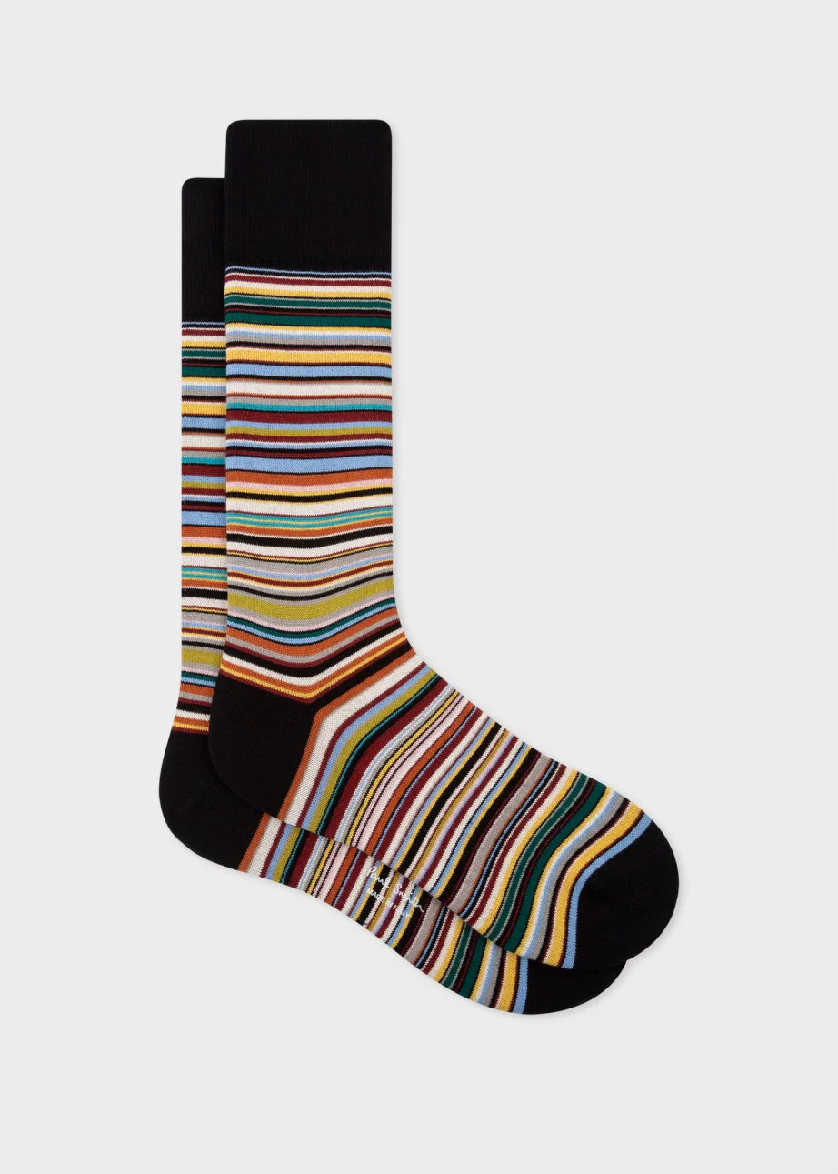 MENS SOCK - SIGNATURE STRIPE