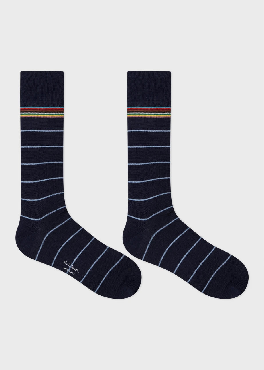 MENS SOCK - HAIDER PINSTRIPE