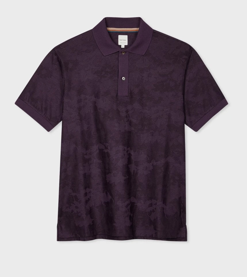 JACQUARD POLO - FLORAL