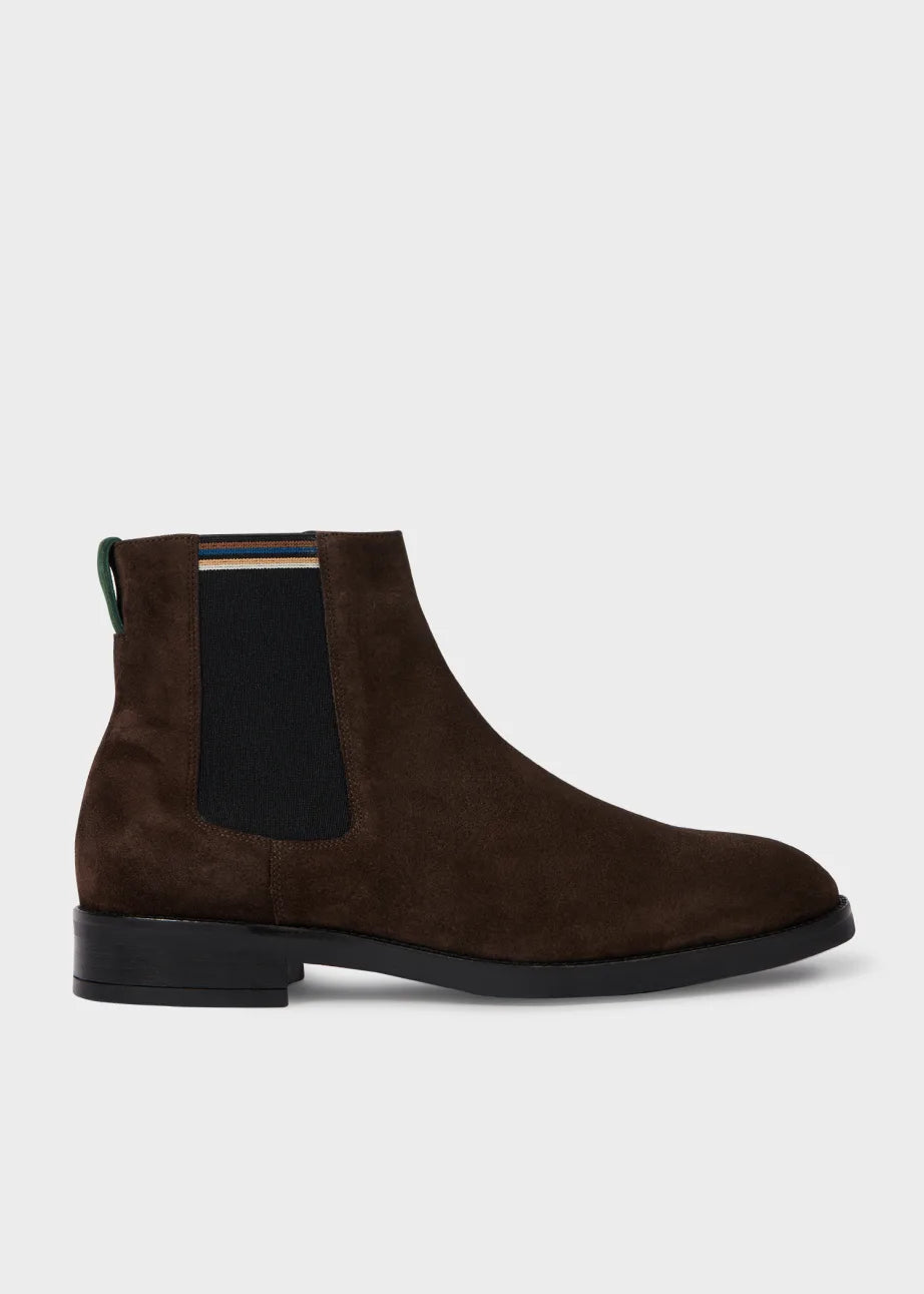 LANSING BOOT - DARK BROWN SUEDE