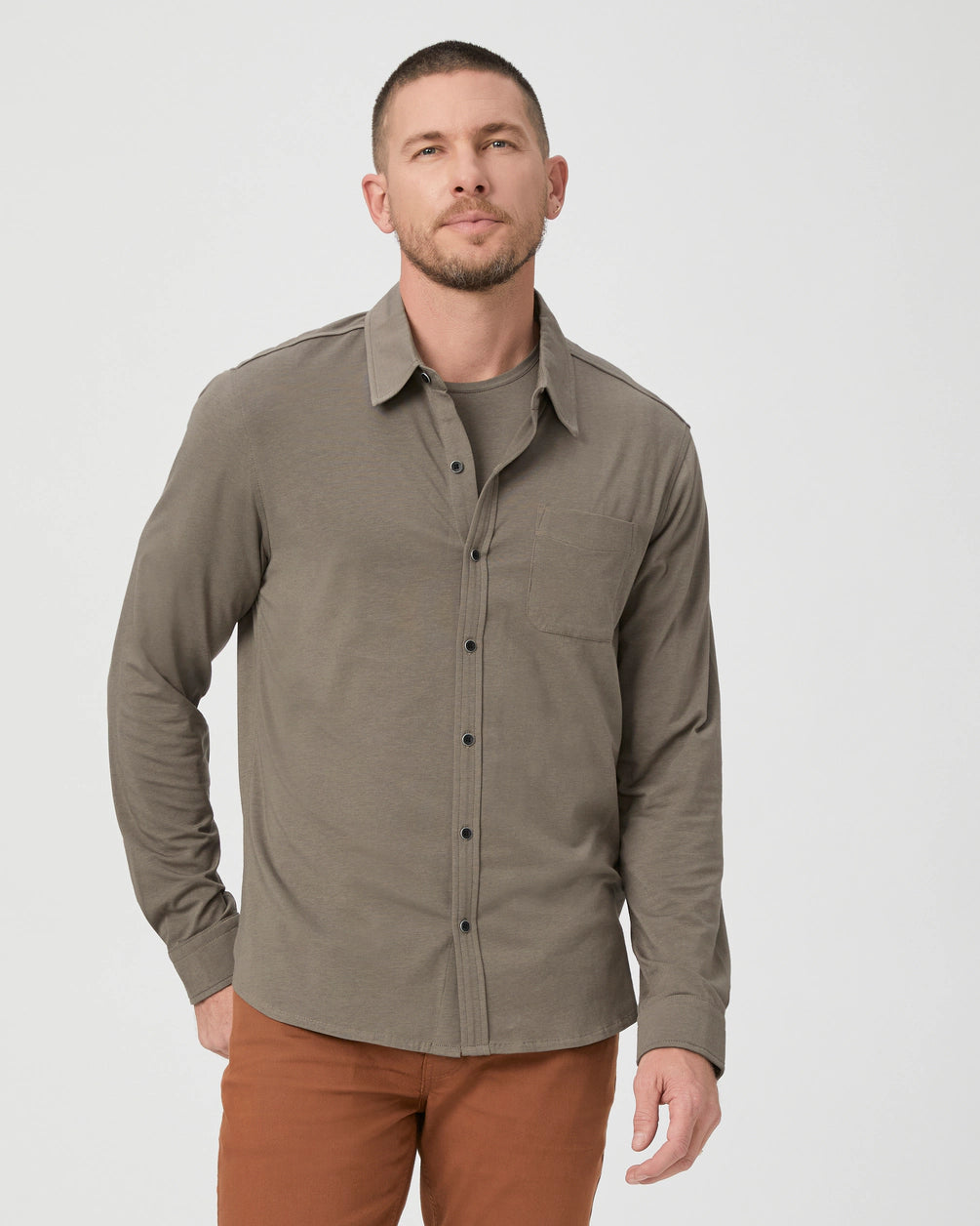 STOCKTON BUTTON UP - CEDAR FOREST