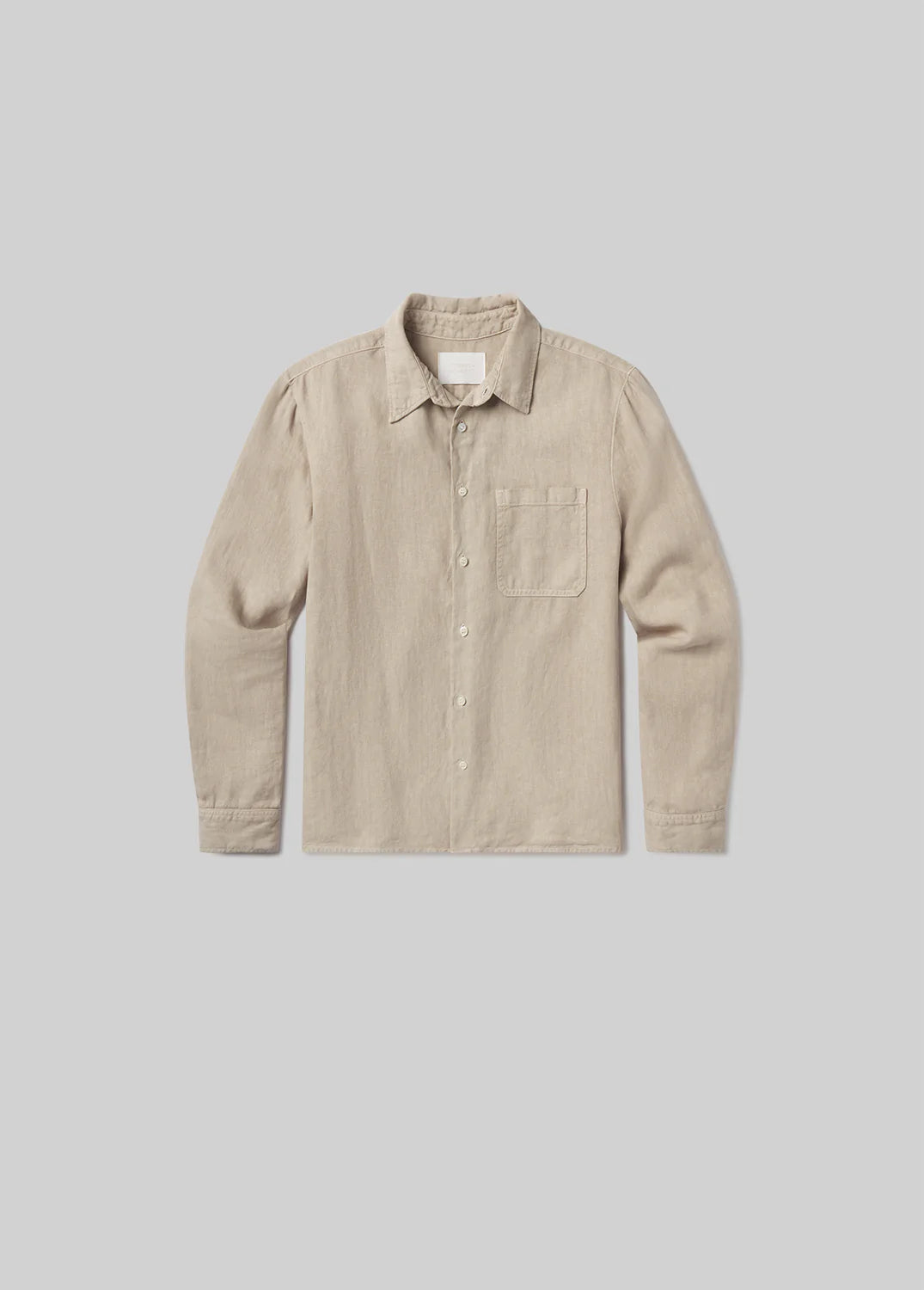 SINGLE POCKET WORKSHIRT - WHEAT