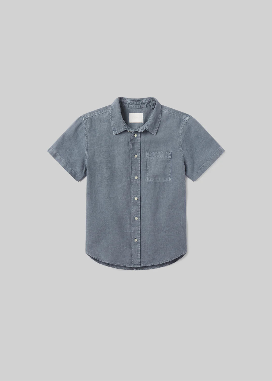 S/S CAIRO POCKET SHIRT - STONE BLUE