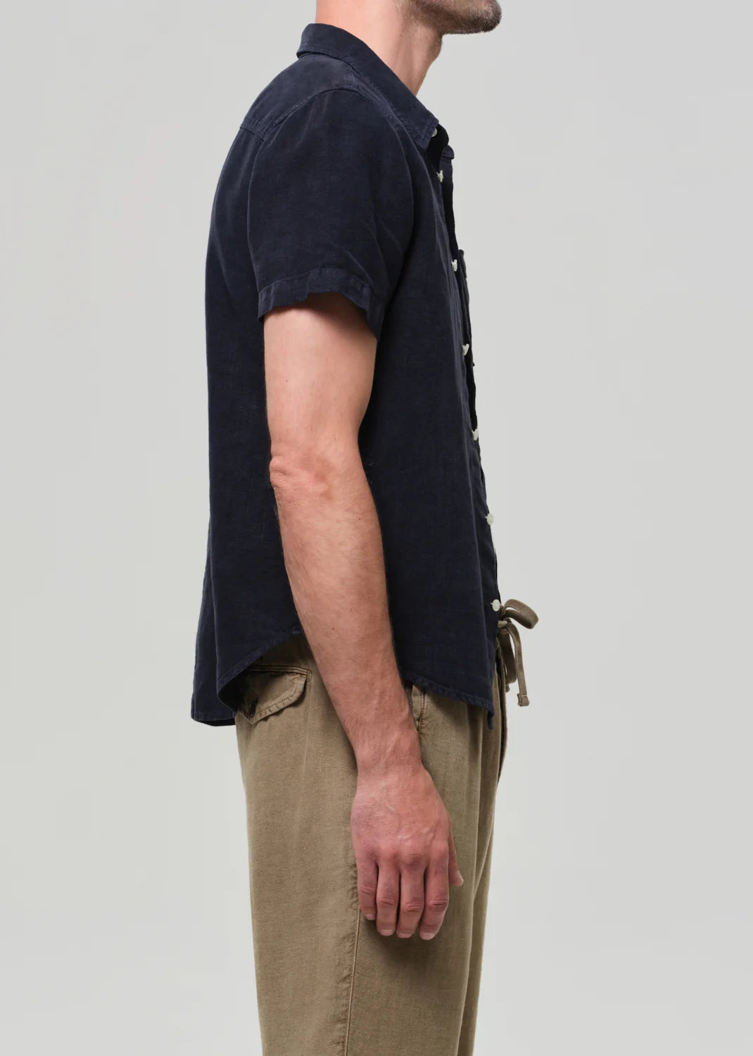 S/S CAIRO POCKET SHIRT - NAVY