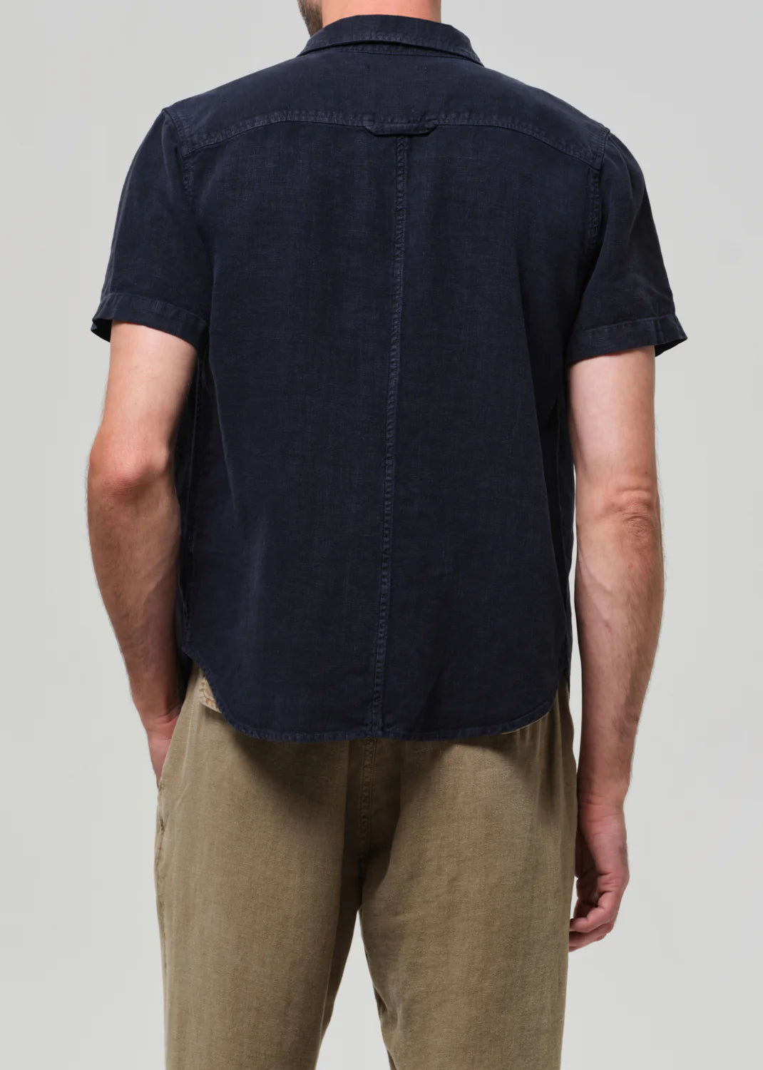 S/S CAIRO POCKET SHIRT - NAVY