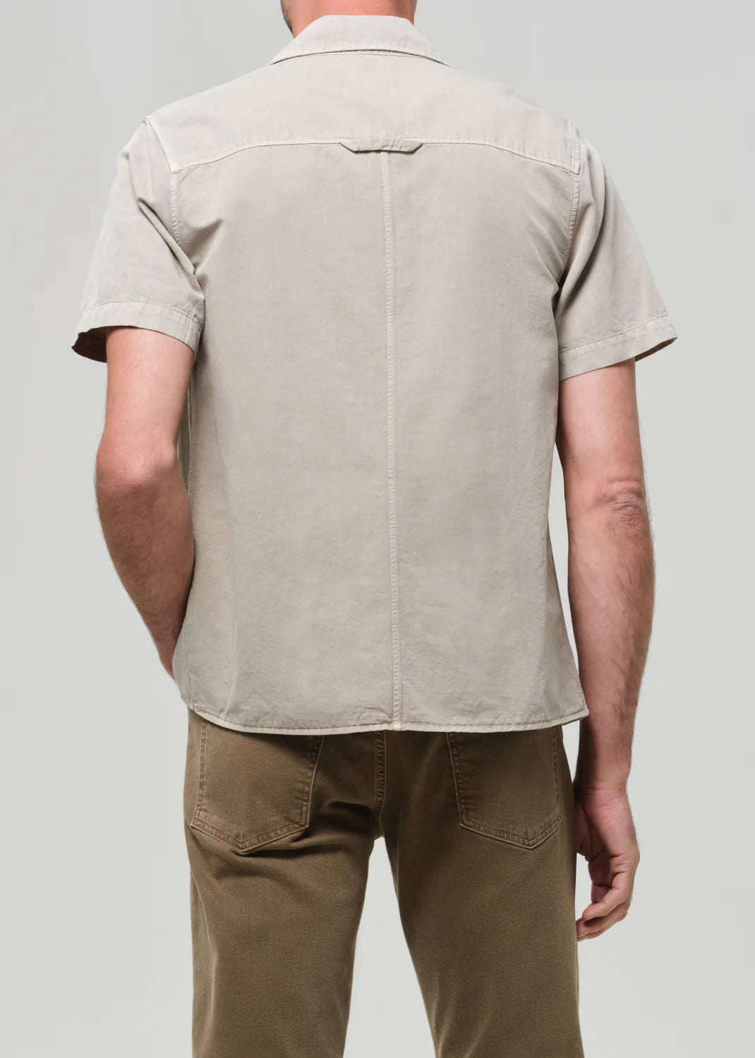 S/S CAIRO POCKET SHIRT - BURNISHED QUARTZ
