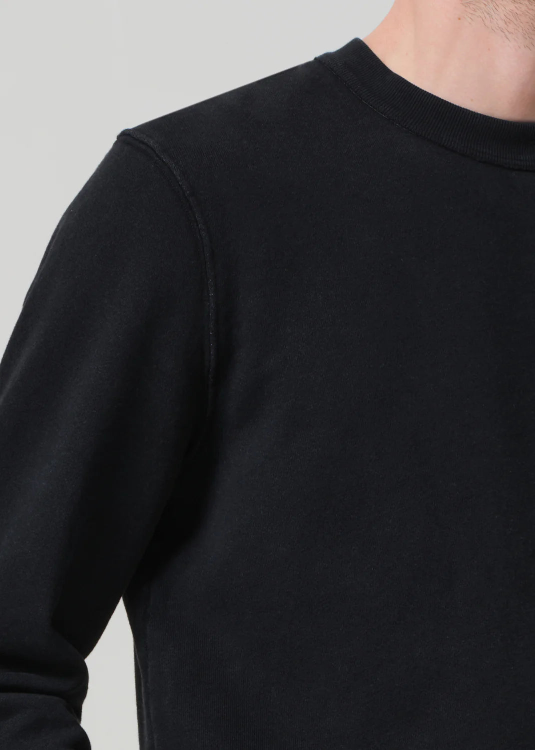 VINTAGE CREWNECK SWEATSHIRT - WASHED BLACK