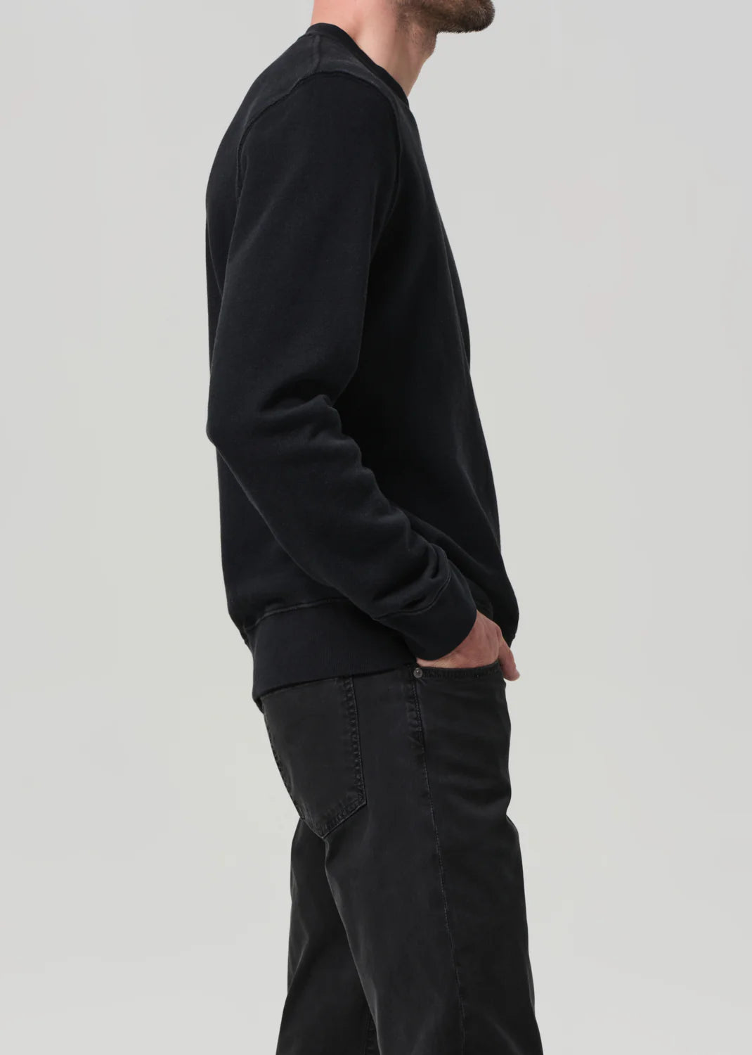 VINTAGE CREWNECK SWEATSHIRT - WASHED BLACK