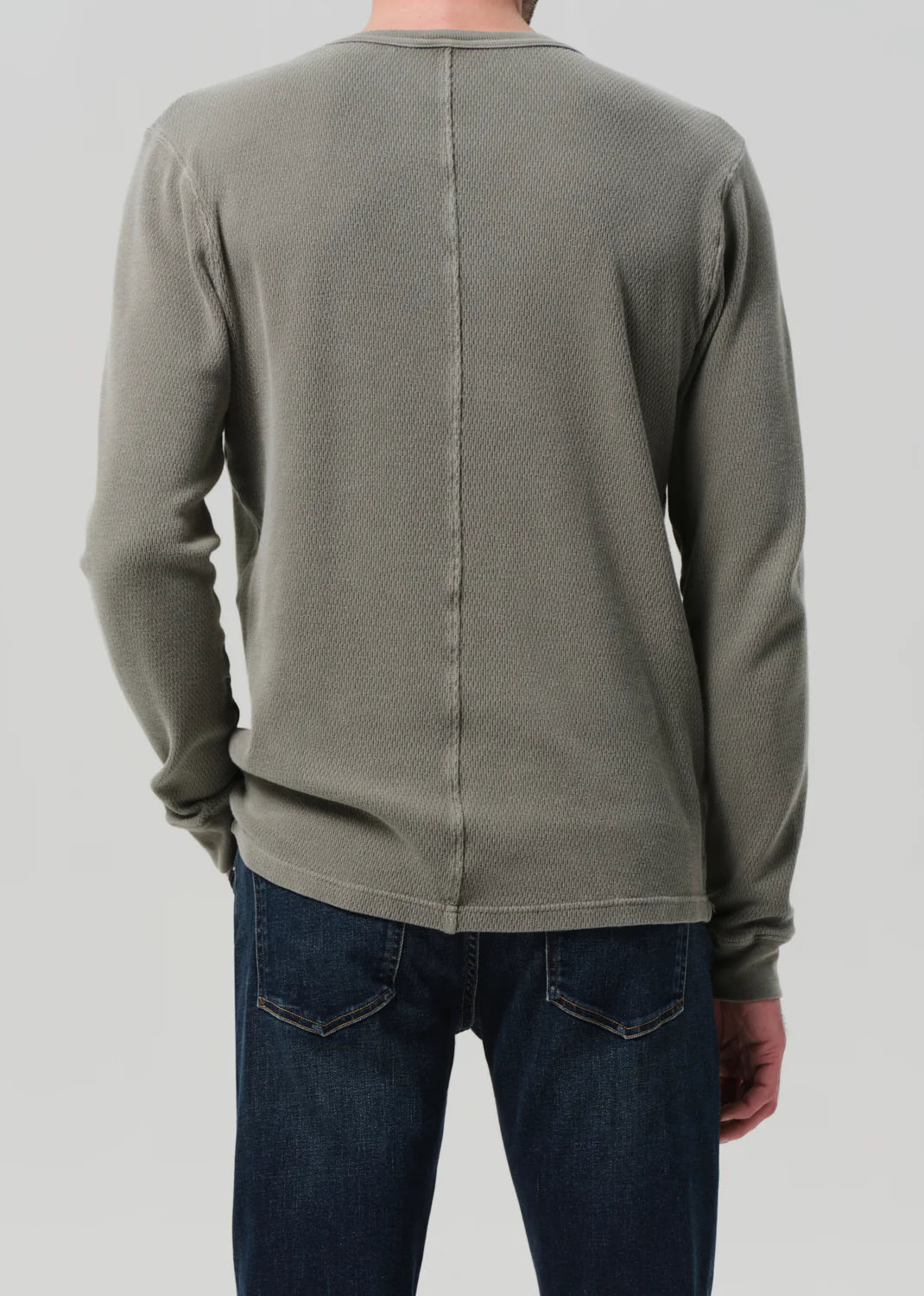 WAFFLE CREWNECK - FATIGUE