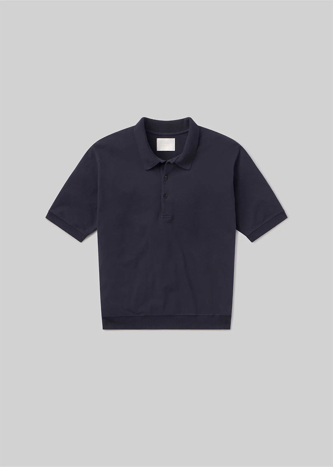 BANDED POLO - NAVY