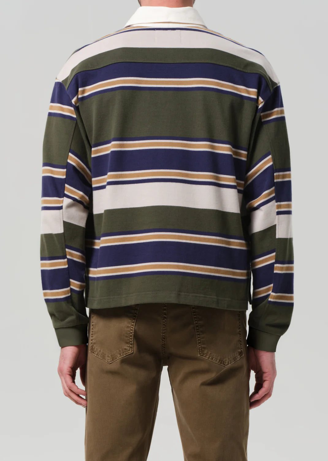 RUGBY SHIRT - GREEN STRIPE