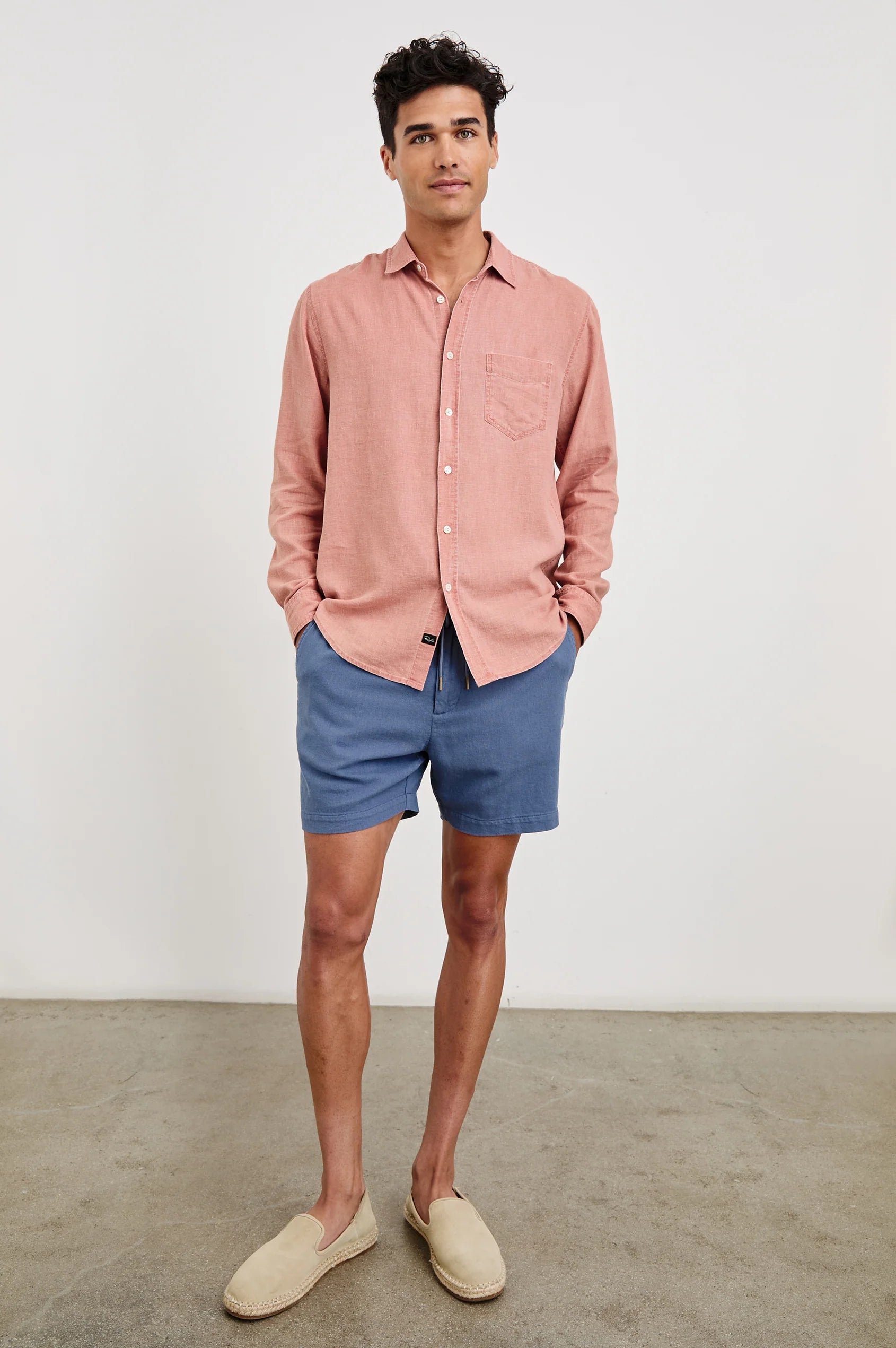MYKONOS SHIRT - DESERT ROSE