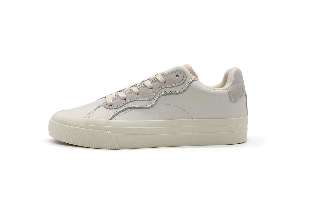 NO NAME LEATHER SNEAKER - OFF WHITE
