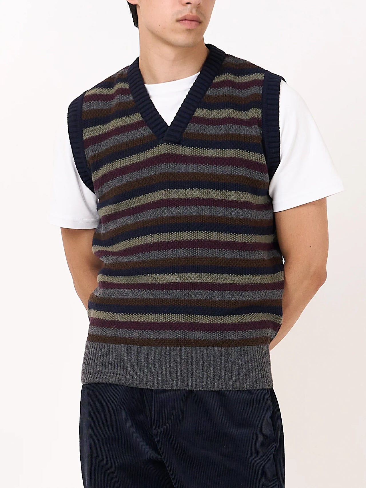 GRAVES V-NECK VEST - MULTI