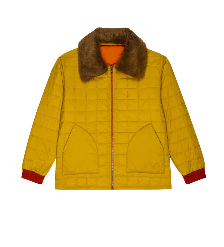 THE REVERSIBLE DOWN LOFFER PUFFER - POPPY