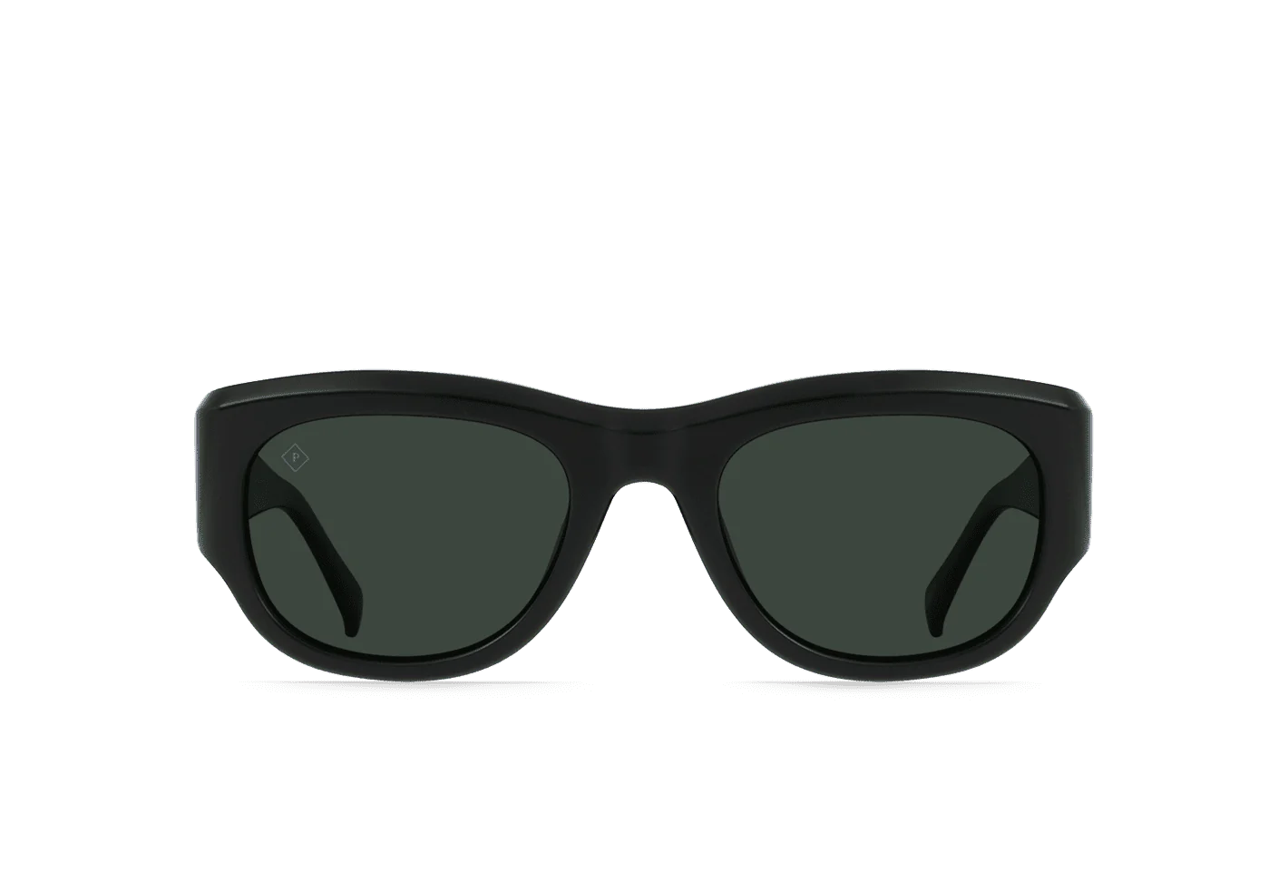 TS-LONSO SUNGLASSES - RECYCLED BLACK/GREEN POLARIZED