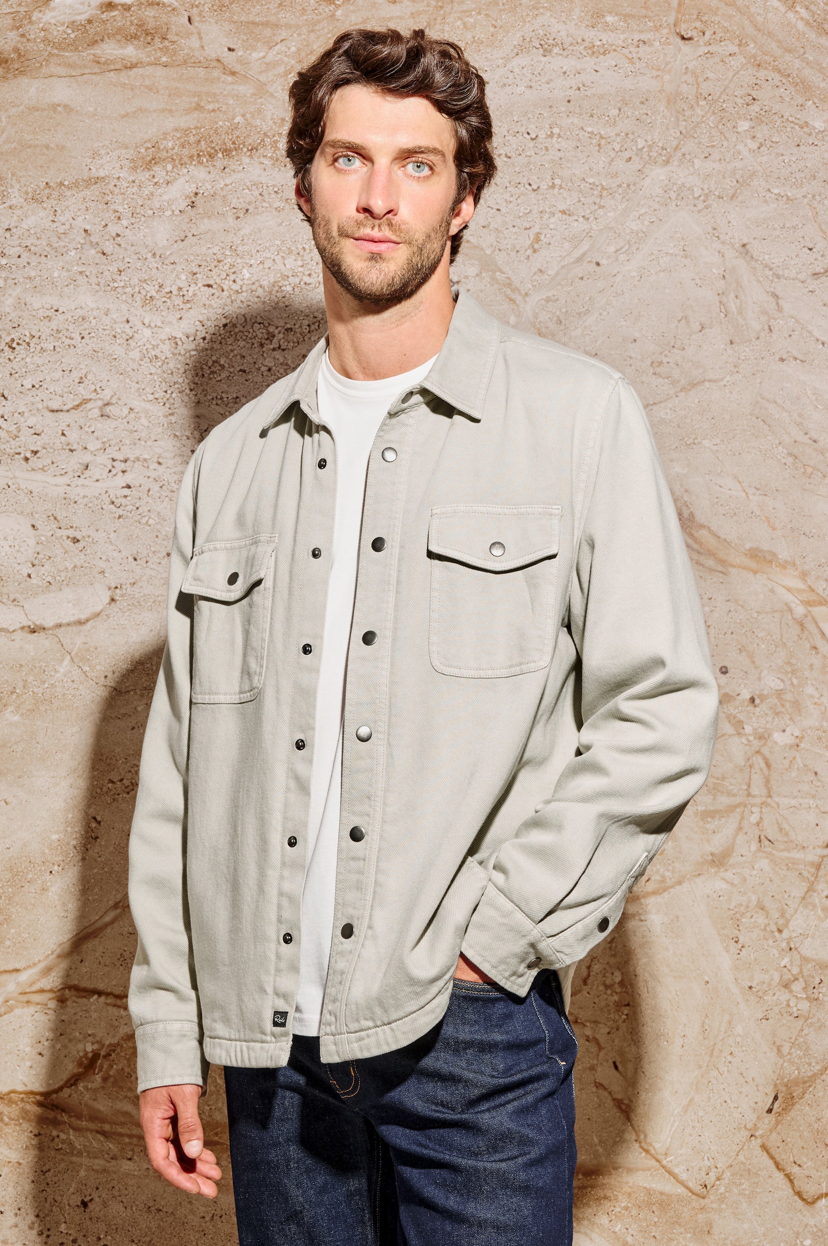 RHETT SHIRT - STONE