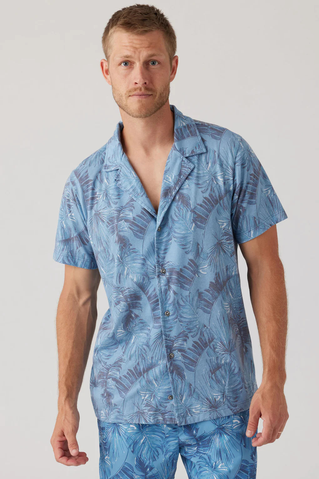 FLORAL CABANA SHIRT - ATLANTIC