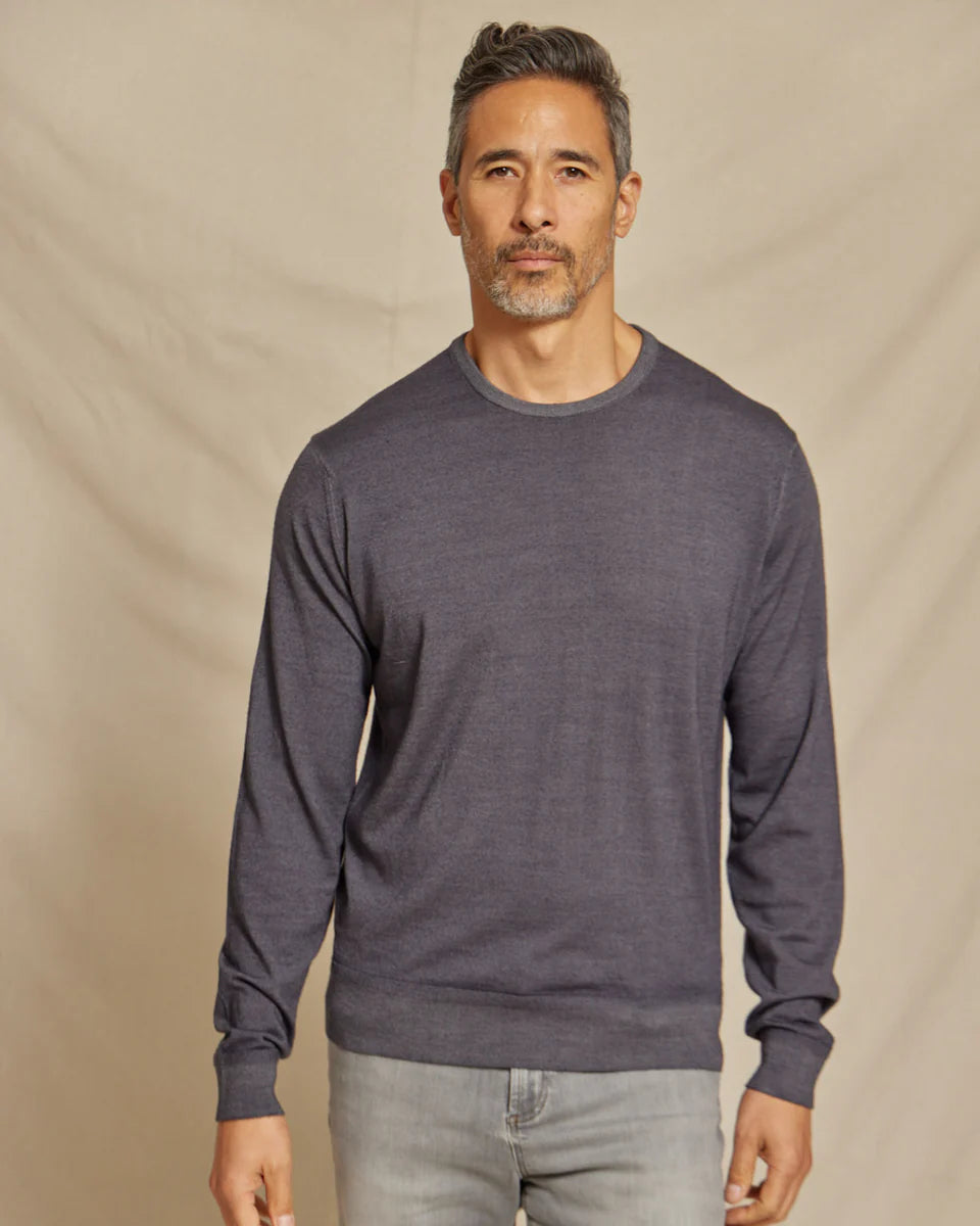 THE BANKS CREW SWEATER - STEEL