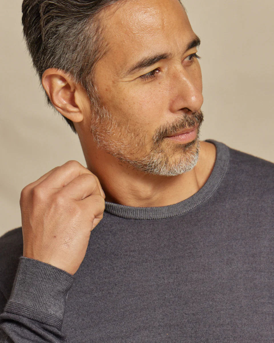 THE BANKS CREW SWEATER - STEEL