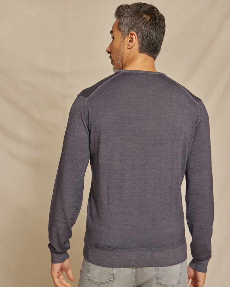 THE BANKS CREW SWEATER - STEEL