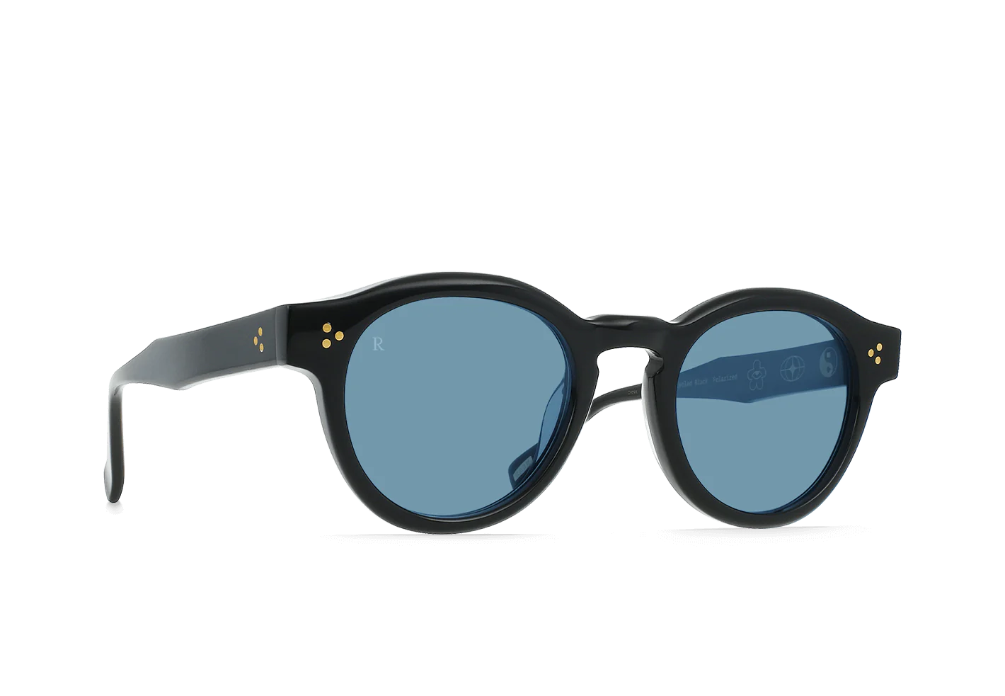 TS-ZELTI SUNGLASSES - RECYCLED BLACK/BLUE