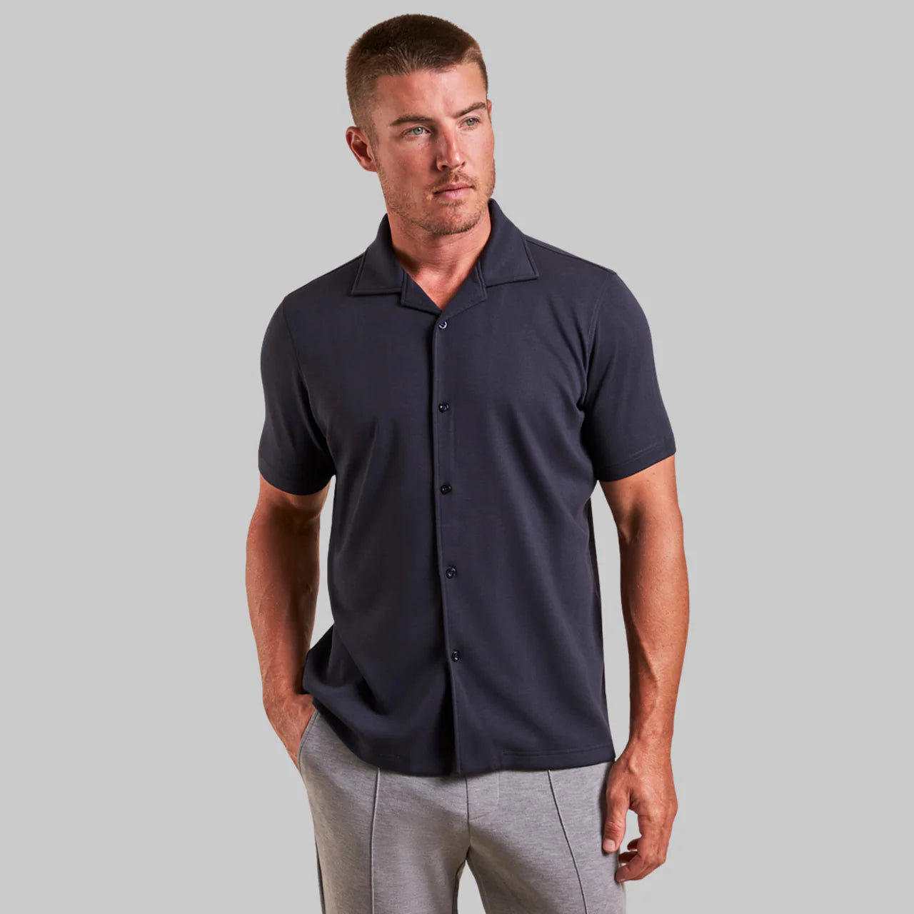 THE BRODY CABANA SHIRT - NAVAL BLUE