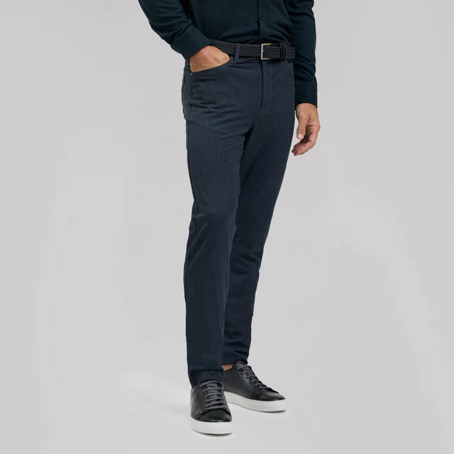 THE TECHNO 5 POCKET PANT - NAVY