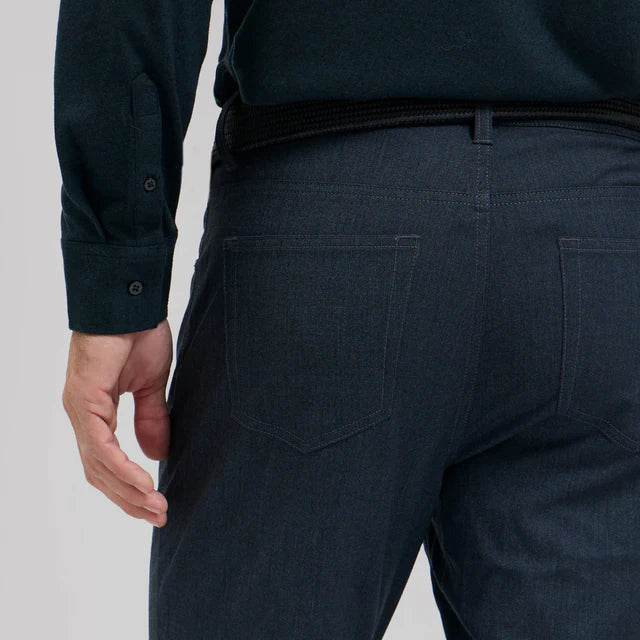 THE TECHNO 5 POCKET PANT - NAVY