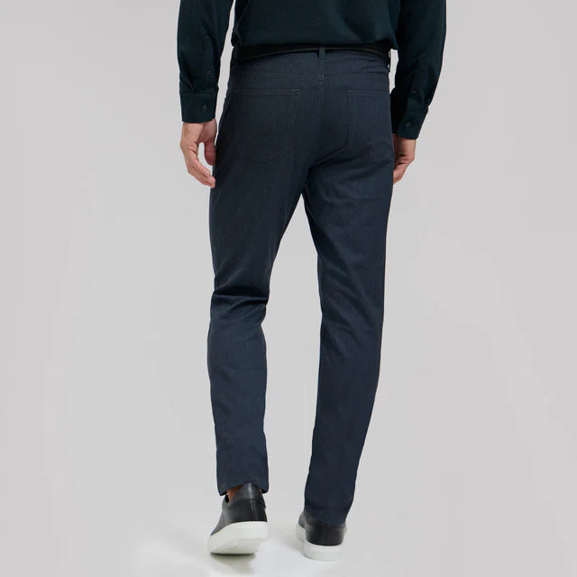 THE TECHNO 5 POCKET PANT - NAVY