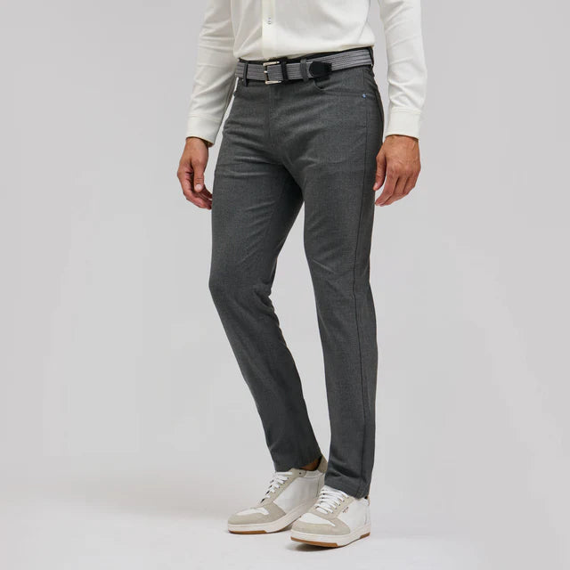 THE TECHNO 5 POCKET PANT - CHARCOAL