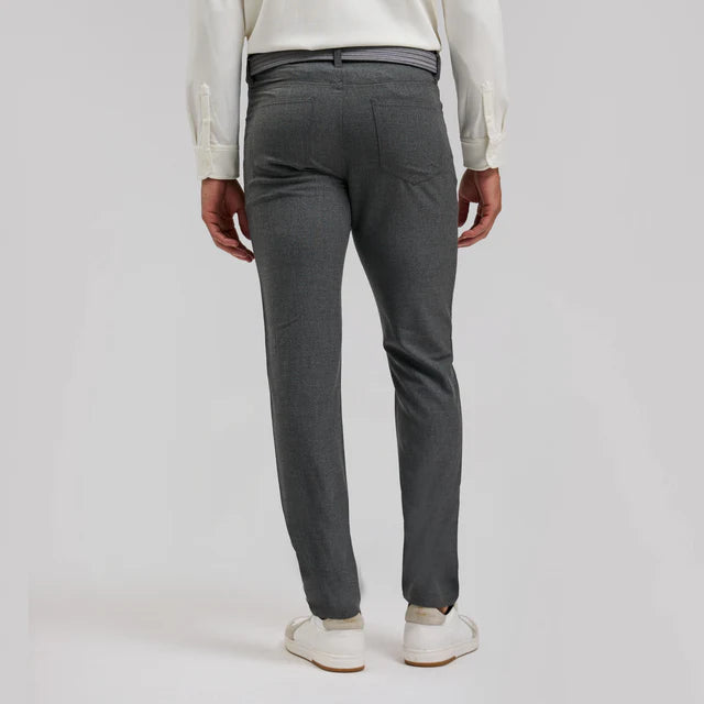 THE TECHNO 5 POCKET PANT - CHARCOAL