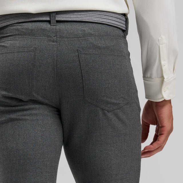 THE TECHNO 5 POCKET PANT - CHARCOAL
