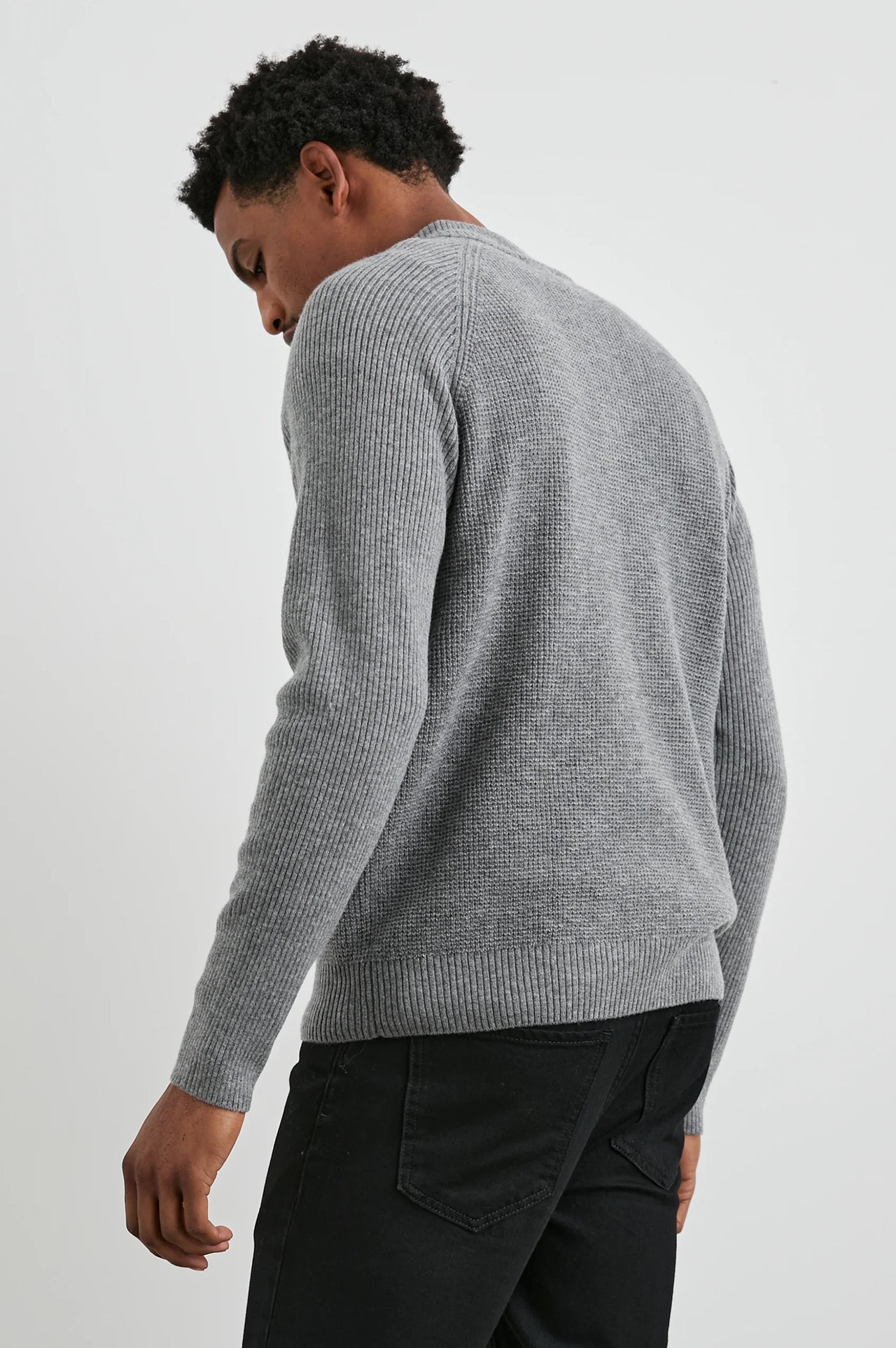 STARK 1/4 ZIP SWEATER - FINCH