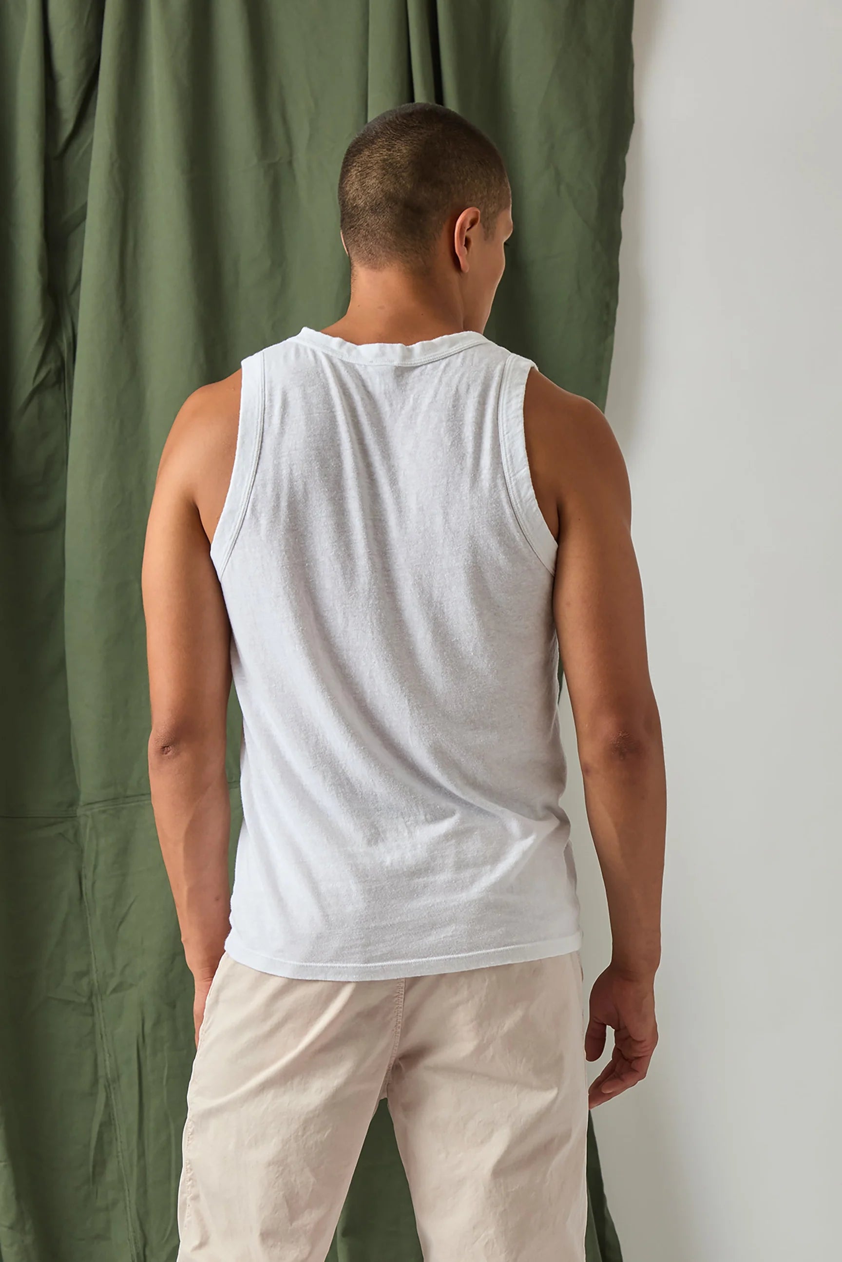 ORGANIC COTTON HEMP TANK - WHITE