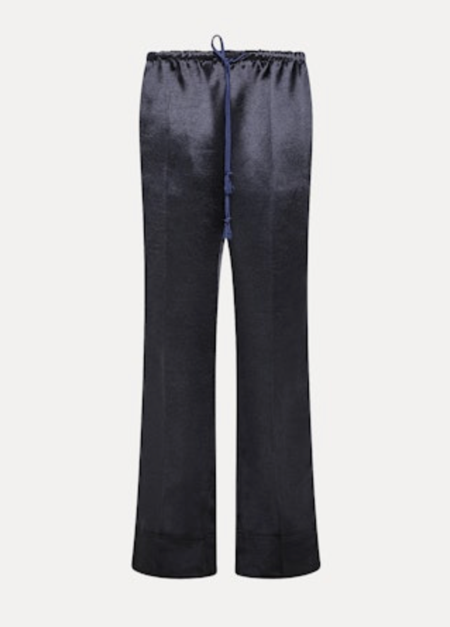 SATIN PAJAMA PANT - MIDNIGHT