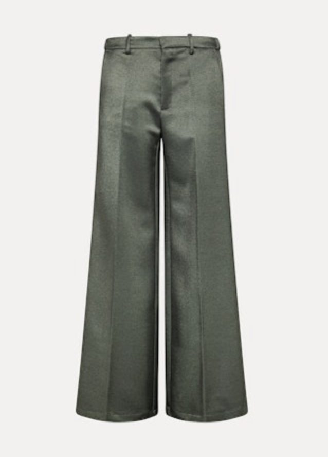 COUTURE PALAZZO PANT - FOREST